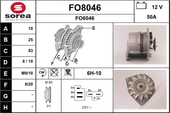 SNRA FO8046 - Ģenerators ps1.lv