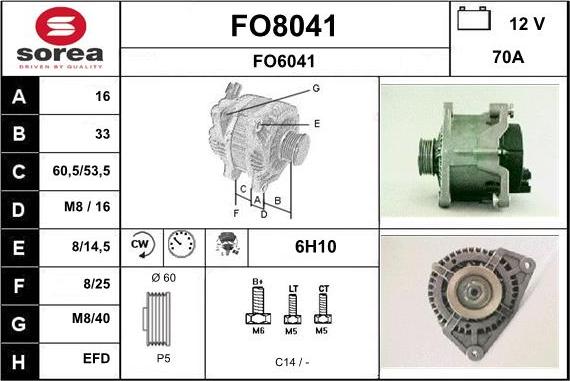 SNRA FO8041 - Ģenerators ps1.lv