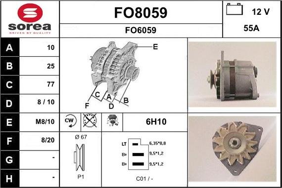 SNRA FO8059 - Ģenerators ps1.lv