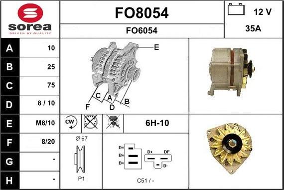 SNRA FO8054 - Ģenerators ps1.lv