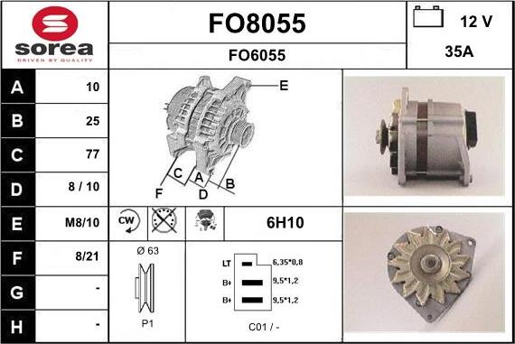 SNRA FO8055 - Ģenerators ps1.lv