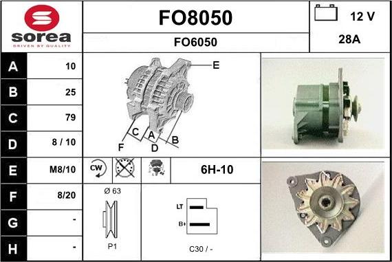 SNRA FO8050 - Ģenerators ps1.lv