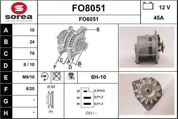 SNRA FO8051 - Ģenerators ps1.lv