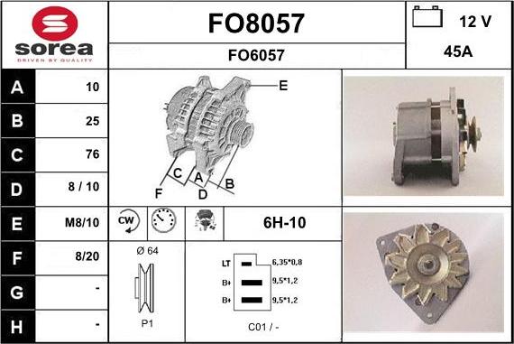 SNRA FO8057 - Ģenerators ps1.lv