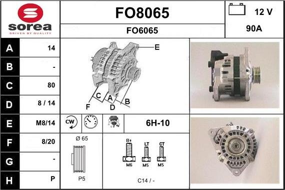 SNRA FO8065 - Ģenerators ps1.lv