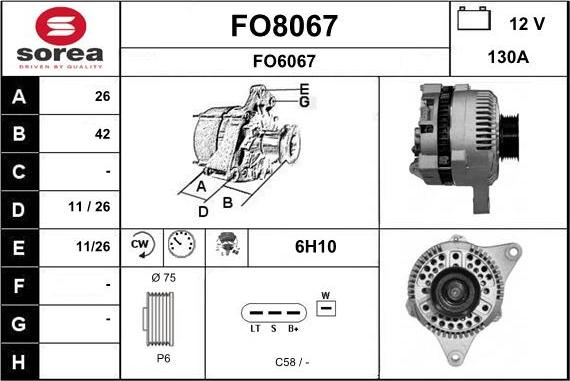 SNRA FO8067 - Ģenerators ps1.lv