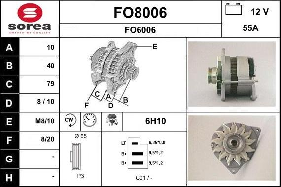 SNRA FO8006 - Ģenerators ps1.lv