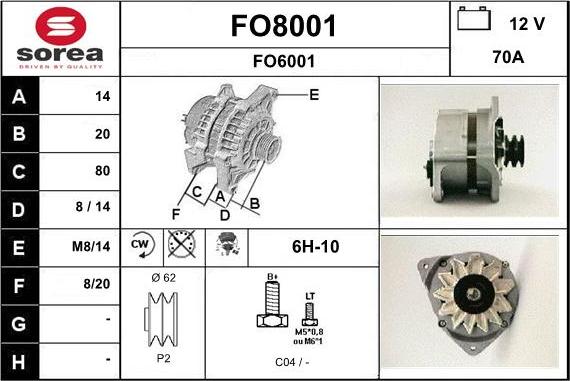 SNRA FO8001 - Ģenerators ps1.lv