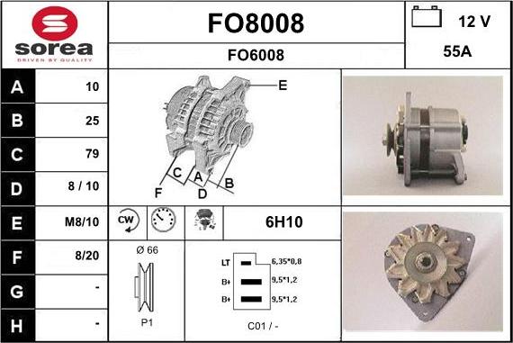 SNRA FO8008 - Ģenerators ps1.lv