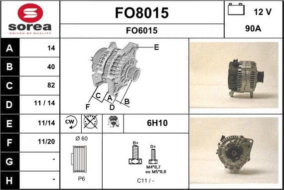 SNRA FO8015 - Ģenerators ps1.lv