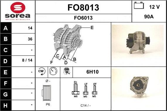 SNRA FO8013 - Ģenerators ps1.lv