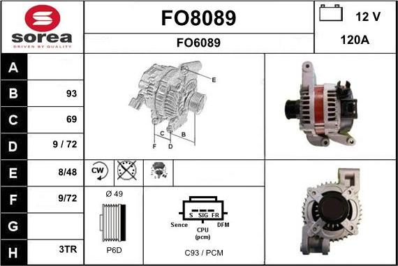 SNRA FO8089 - Ģenerators ps1.lv