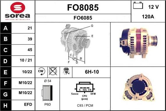 SNRA FO8085 - Ģenerators ps1.lv