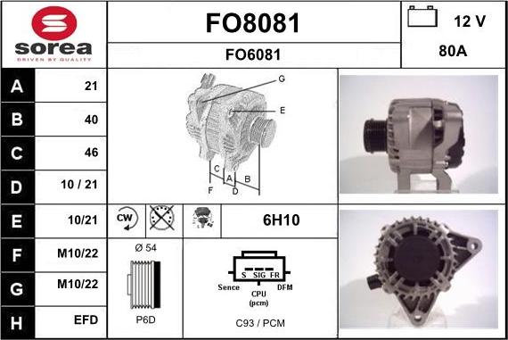 SNRA FO8081 - Ģenerators ps1.lv