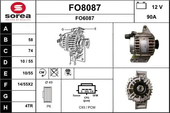 SNRA FO8087 - Ģenerators ps1.lv