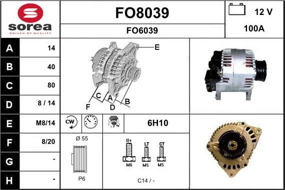 SNRA FO8039 - Ģenerators ps1.lv