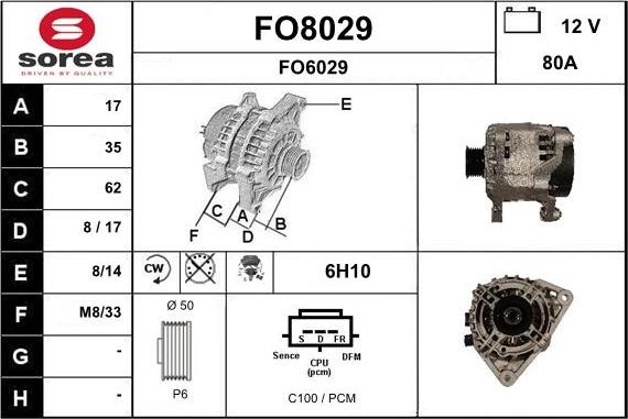 SNRA FO8029 - Ģenerators ps1.lv