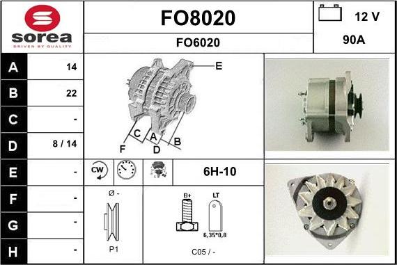 SNRA FO8020 - Ģenerators ps1.lv