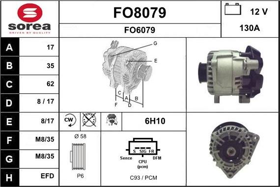 SNRA FO8079 - Ģenerators ps1.lv