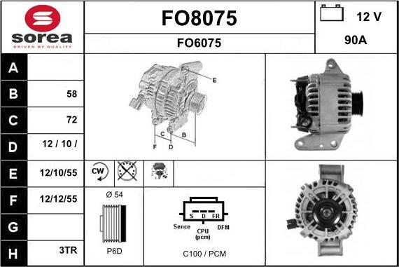 SNRA FO8075 - Ģenerators ps1.lv