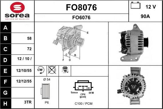 SNRA FO8076 - Ģenerators ps1.lv