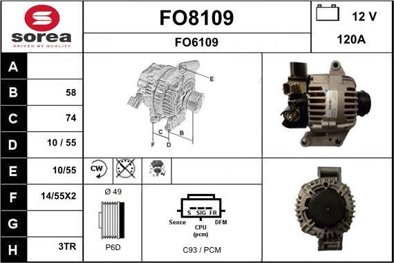 SNRA FO8109 - Ģenerators ps1.lv