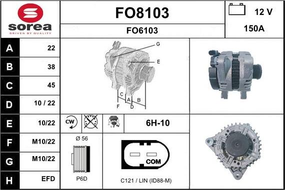 SNRA FO8103 - Ģenerators ps1.lv