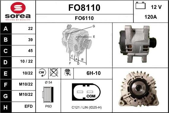 SNRA FO8110 - Ģenerators ps1.lv