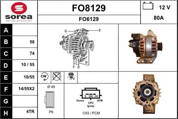 SNRA FO8129 - Ģenerators ps1.lv