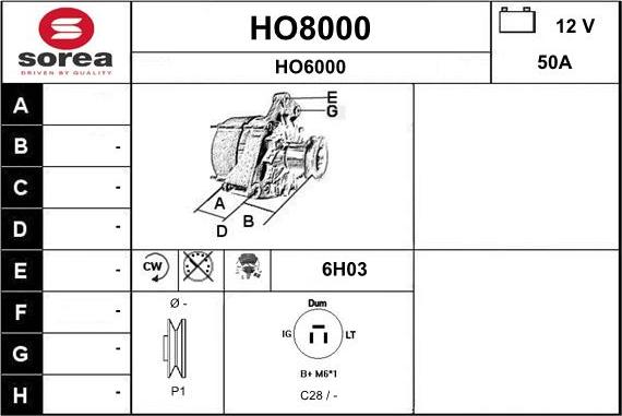 SNRA HO8000 - Ģenerators ps1.lv