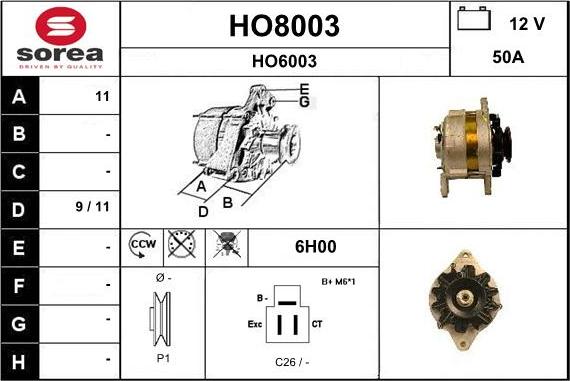 SNRA HO8003 - Ģenerators ps1.lv