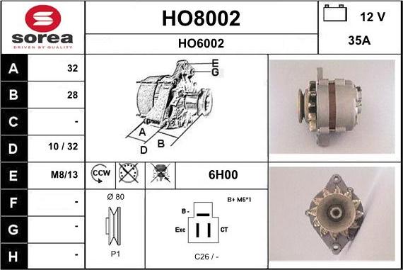 SNRA HO8002 - Ģenerators ps1.lv