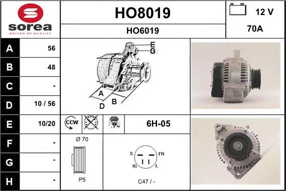 SNRA HO8019 - Ģenerators ps1.lv