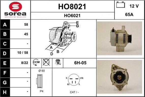 SNRA HO8021 - Ģenerators ps1.lv