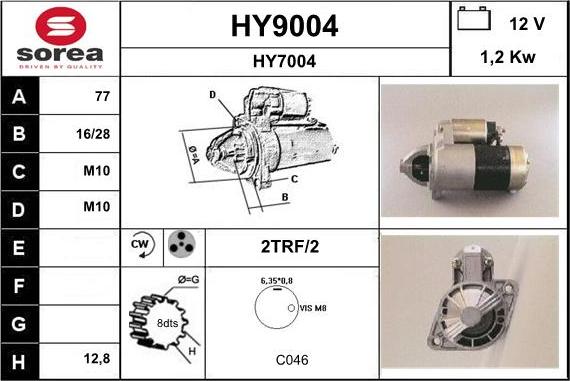 SNRA HY9004 - Starteris ps1.lv