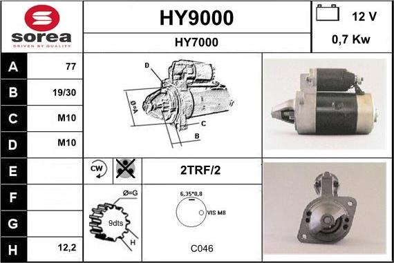 SNRA HY9000 - Starteris ps1.lv