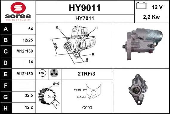 SNRA HY9011 - Starteris ps1.lv