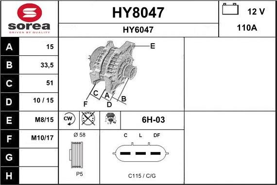 SNRA HY8047 - Ģenerators ps1.lv