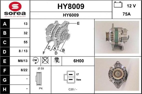 SNRA HY8009 - Ģenerators ps1.lv