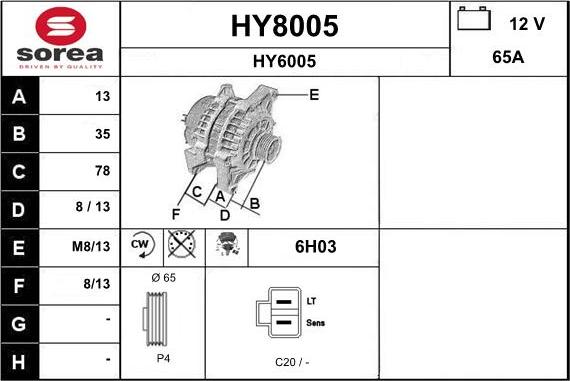 SNRA HY8005 - Ģenerators ps1.lv