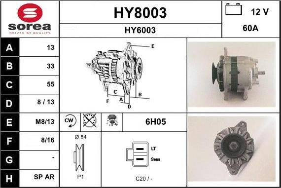 SNRA HY8003 - Ģenerators ps1.lv