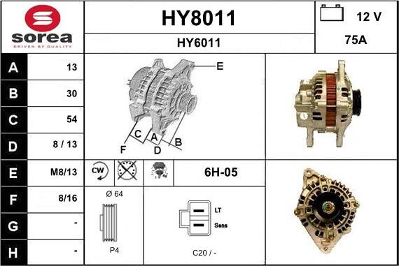 SNRA HY8011 - Ģenerators ps1.lv