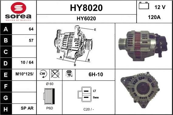 SNRA HY8020 - Ģenerators ps1.lv