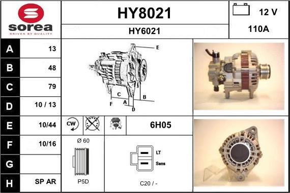 SNRA HY8021 - Ģenerators ps1.lv