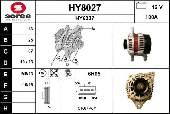 SNRA HY8027 - Ģenerators ps1.lv