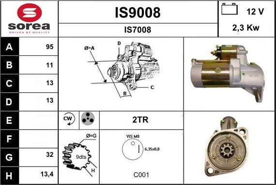 SNRA IS9008 - Starteris ps1.lv