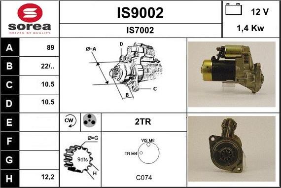 SNRA IS9002 - Starteris ps1.lv