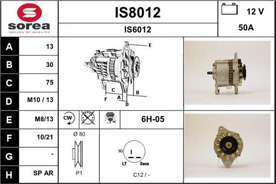 SNRA IS8012 - Ģenerators ps1.lv