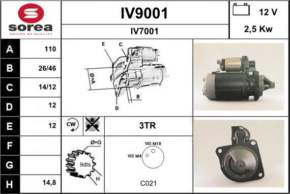 SNRA IV9001 - Starteris ps1.lv