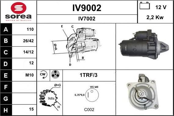 SNRA IV9002 - Starteris ps1.lv